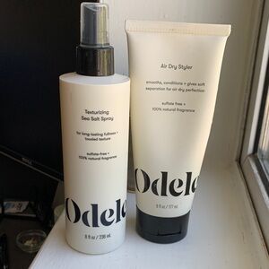 Texturizing Sea Salt Spray and Air Dry Styler Set - Black and White